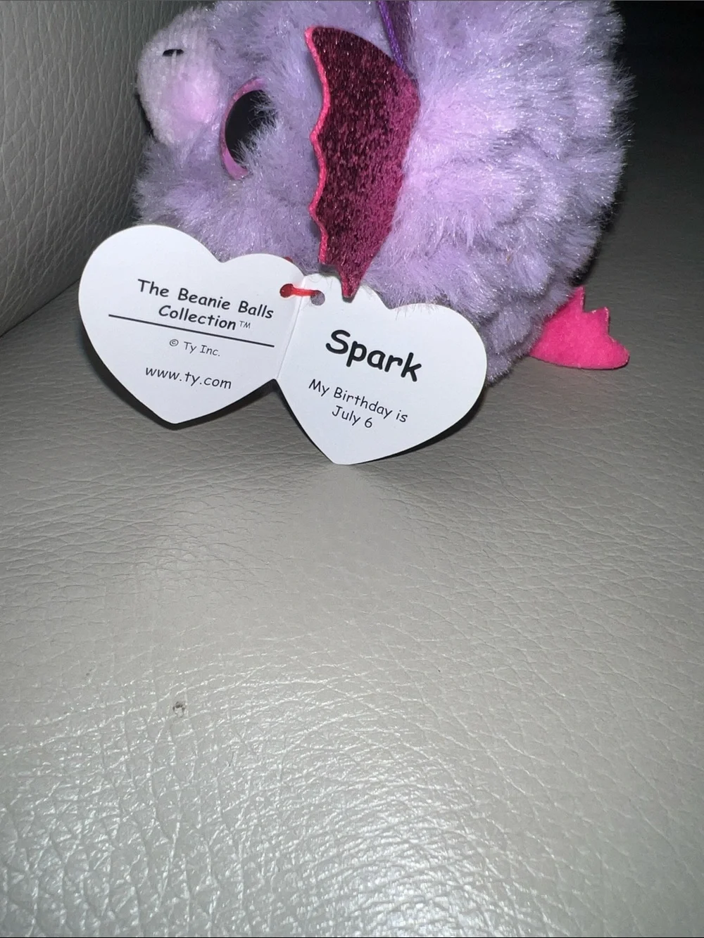 Plush Lavender Mini Dragon Pet Toy - Soft Purple Plush